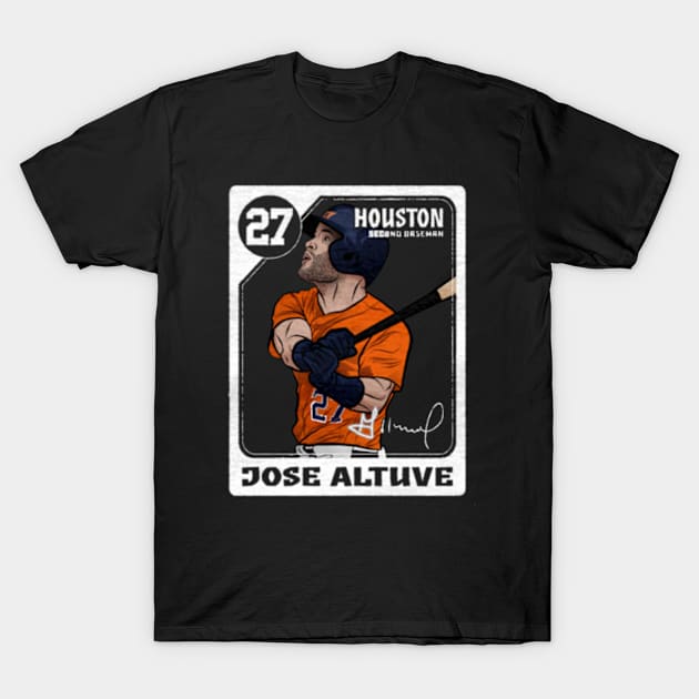 jose altuve card T-Shirt by mazihaya pix